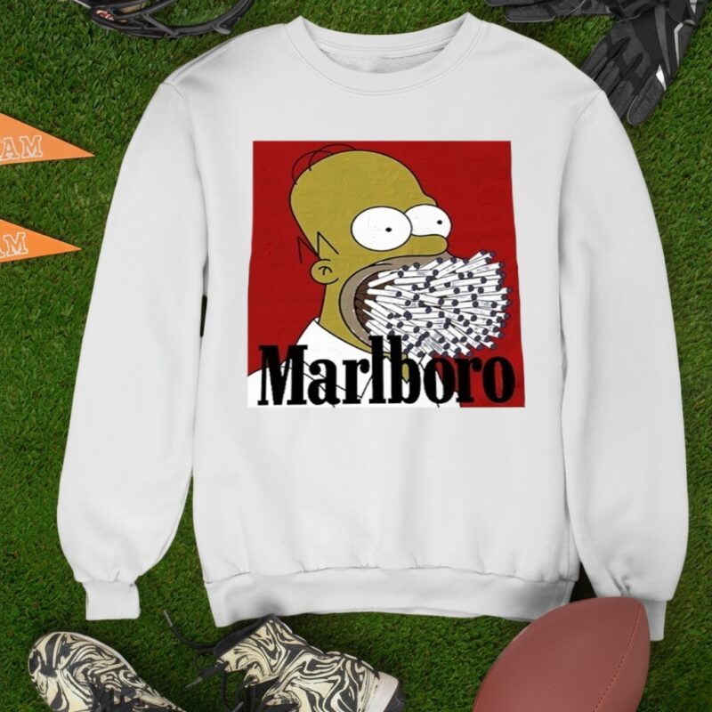 Homer Simpson Marlboro_Sweatshirt