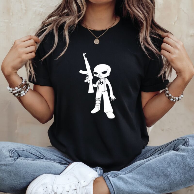 Homestuck Caliborn Silhouette_Ladies T-Shirt