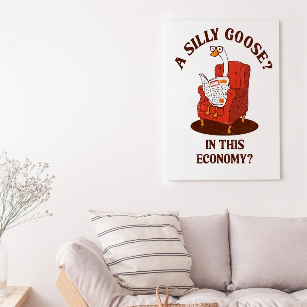 Honk a silly goose in this economy shirt