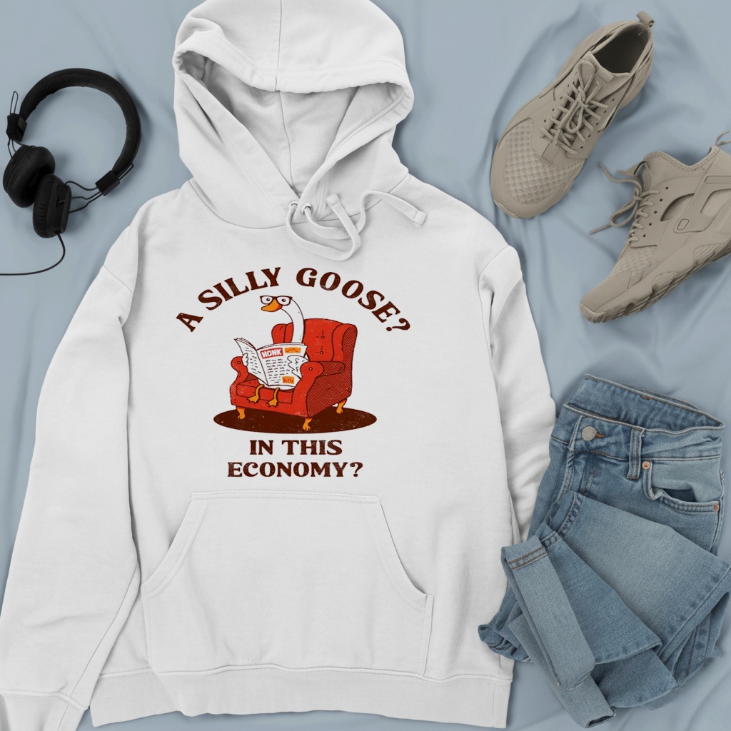 Honk a silly goose in this economy shirt