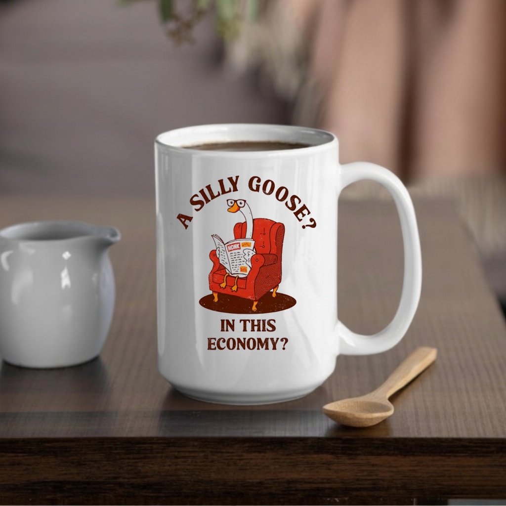 Honk a silly goose in this economy shirt