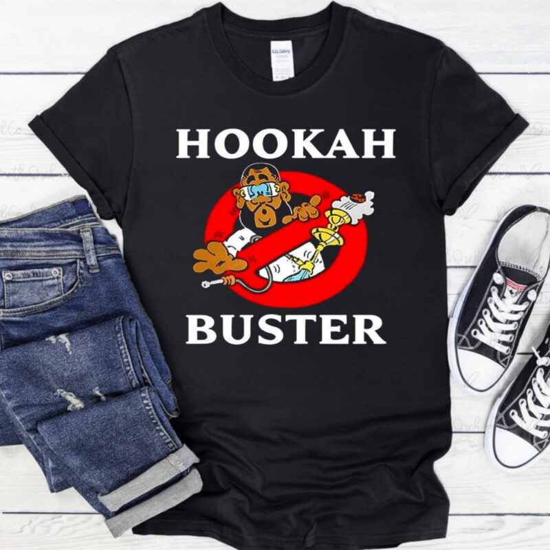 Hookah Buster Ban logo caricature_T-Shirt