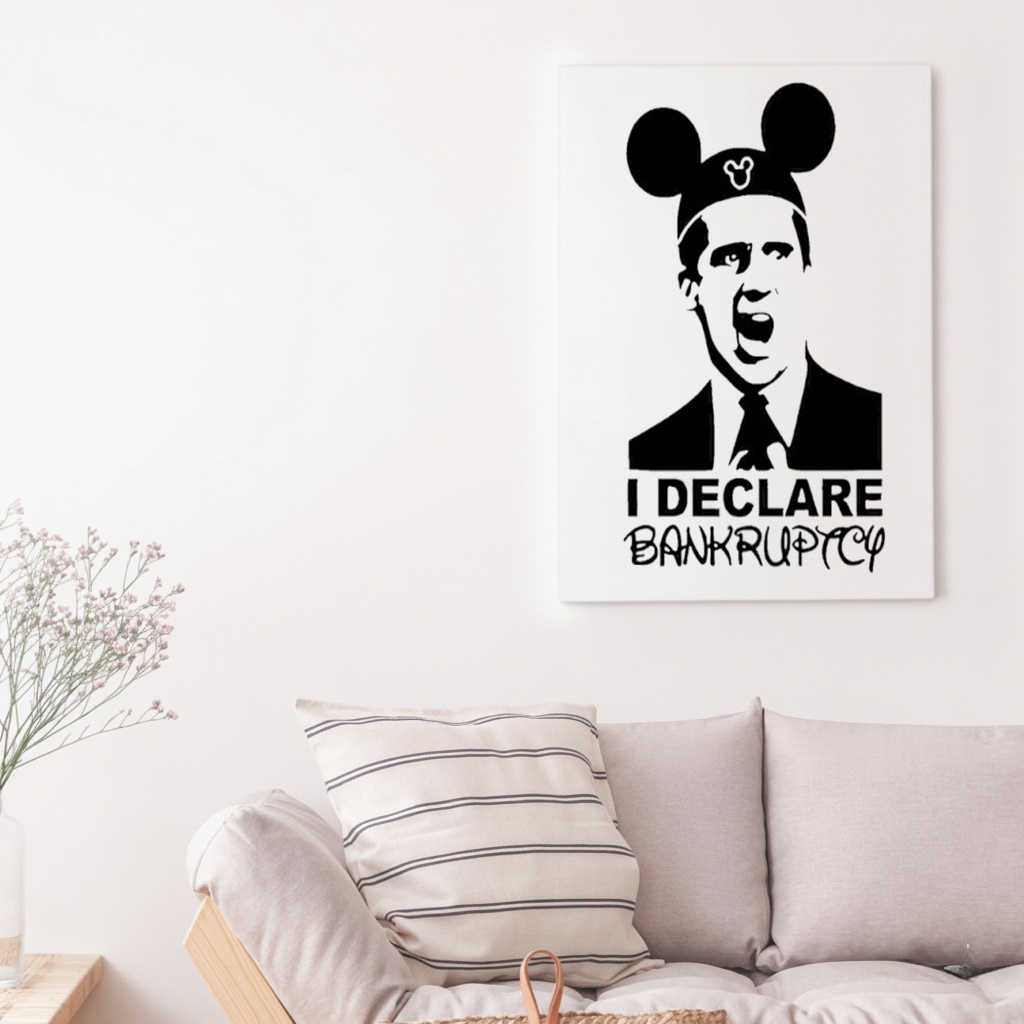 I Declare Bankruptcy Disneyworld mickey shirt