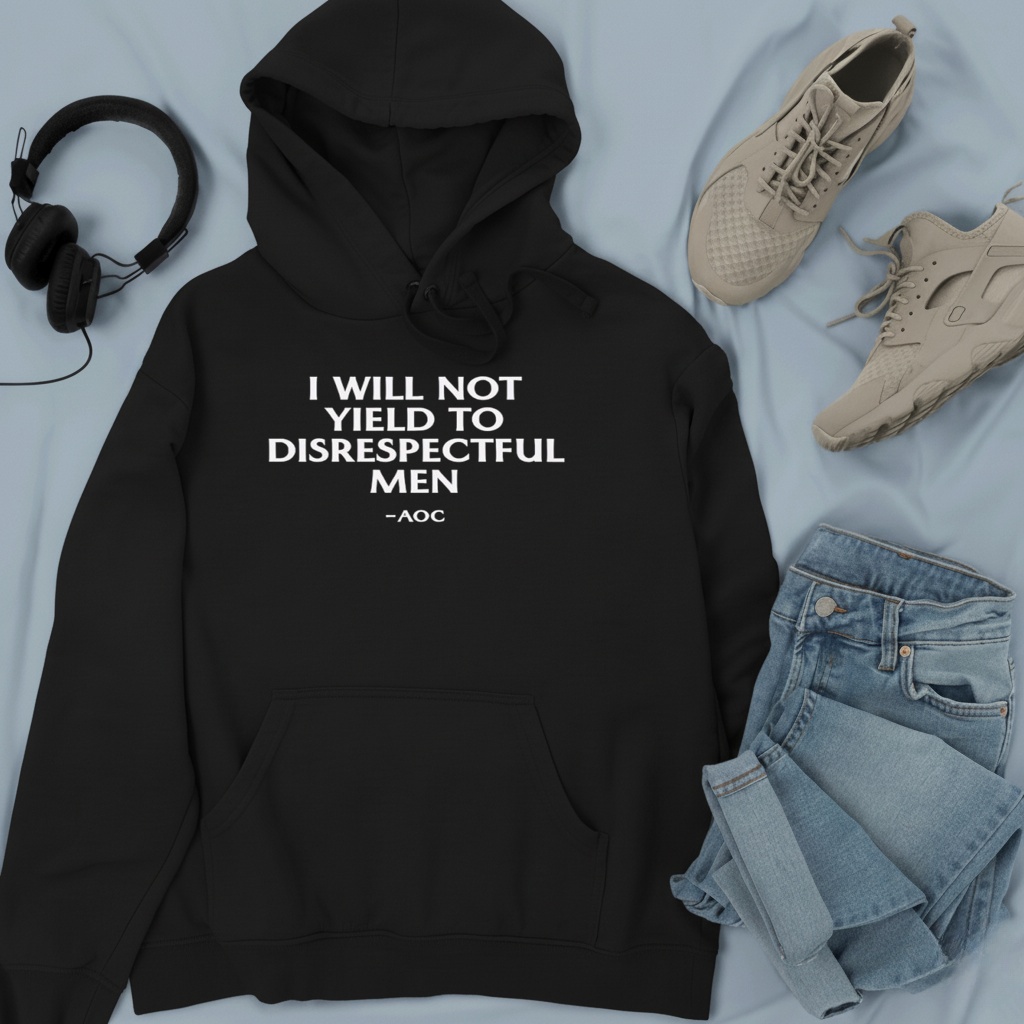 I Will Not Yield To Disrespectful Men AOC Shirt