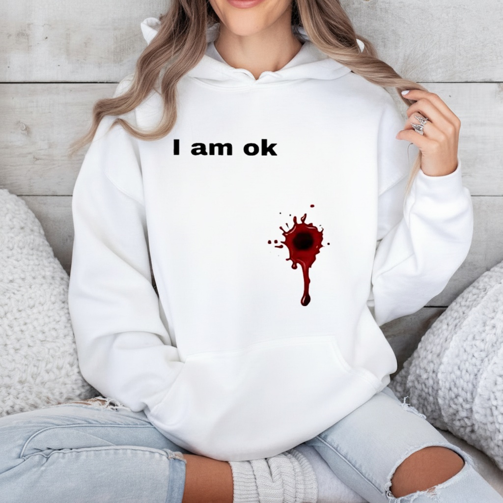 I am ok Bloom graphic shirt