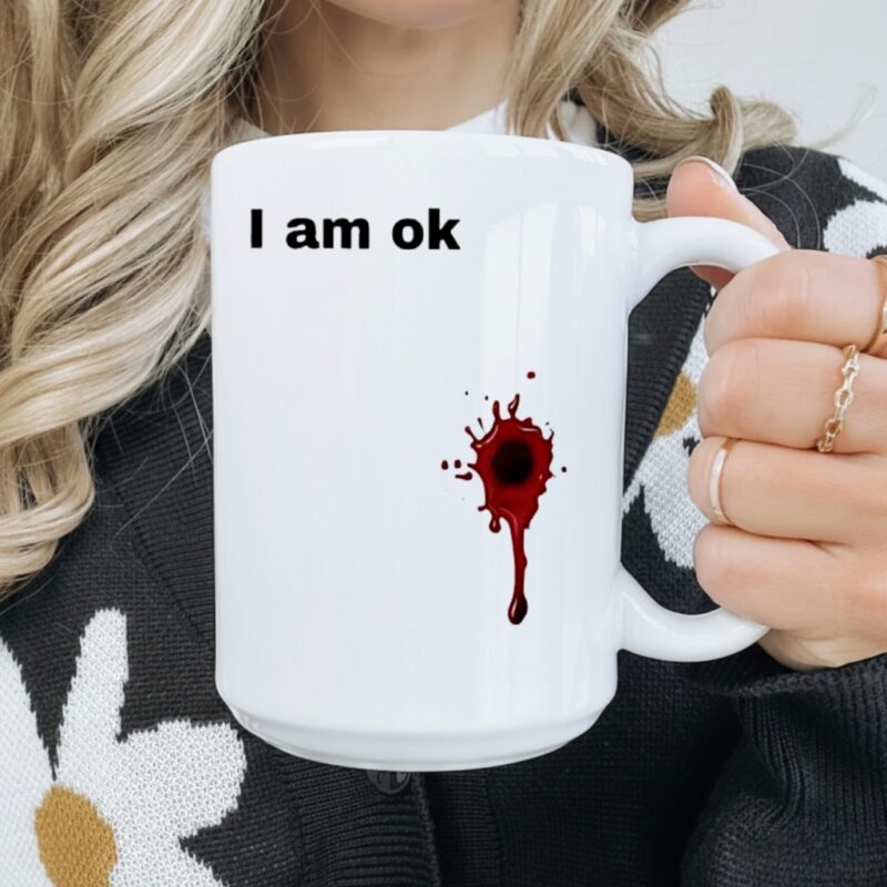 I am ok Bloom graphic_Mug
