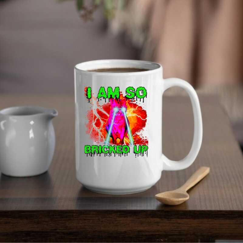 I am so bricked up cat eyes laser_Mug