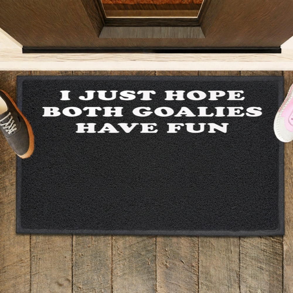 I just hope both goalies have fun tex shirt