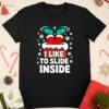 I like to slide inside Christmas Holiday Sublimation shirt