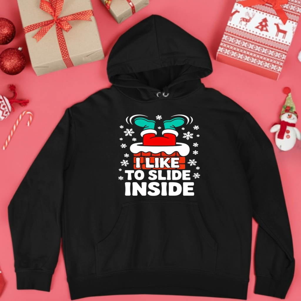 I like to slide inside Christmas Holiday Sublimation shirt