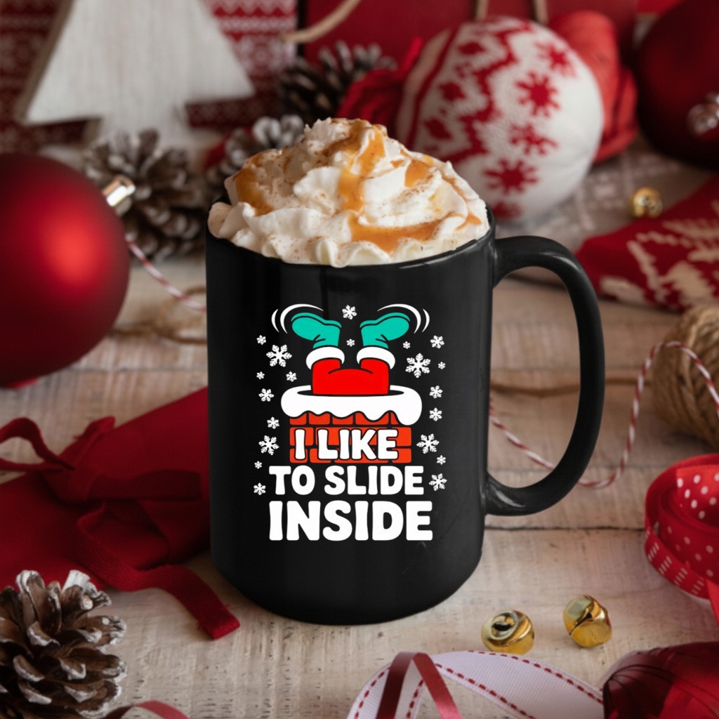 I like to slide inside Christmas Holiday Sublimation shirt