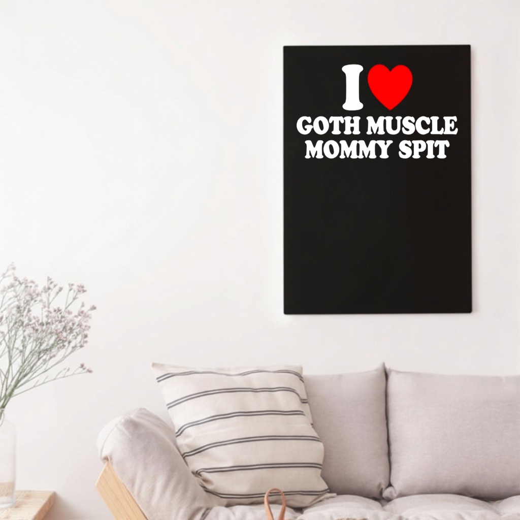 I love Goth Muscle Mommy Spit heat shirt