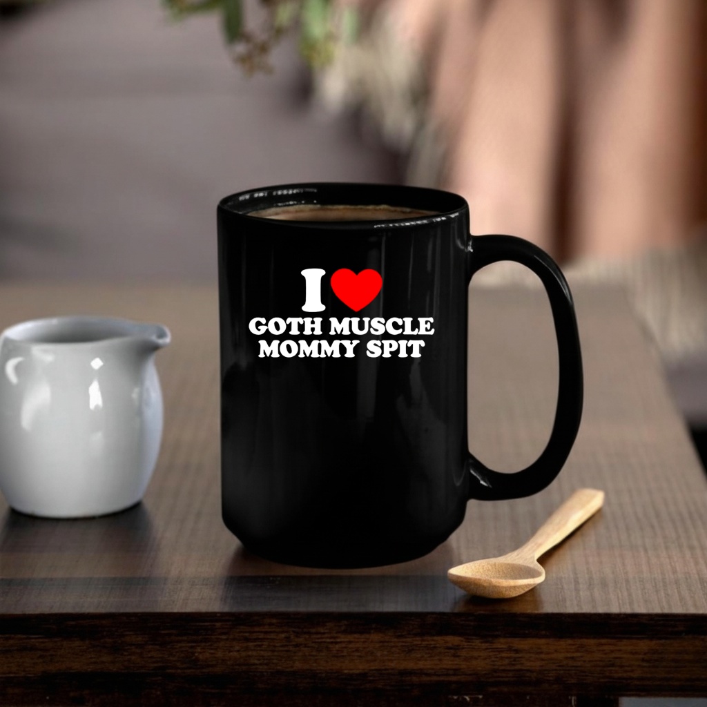 I love Goth Muscle Mommy Spit heat shirt