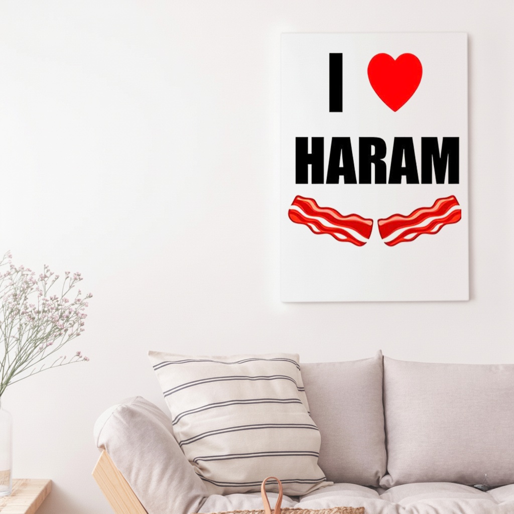 I love haram bacon shirt