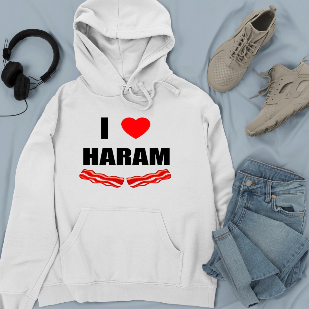 I love haram bacon shirt