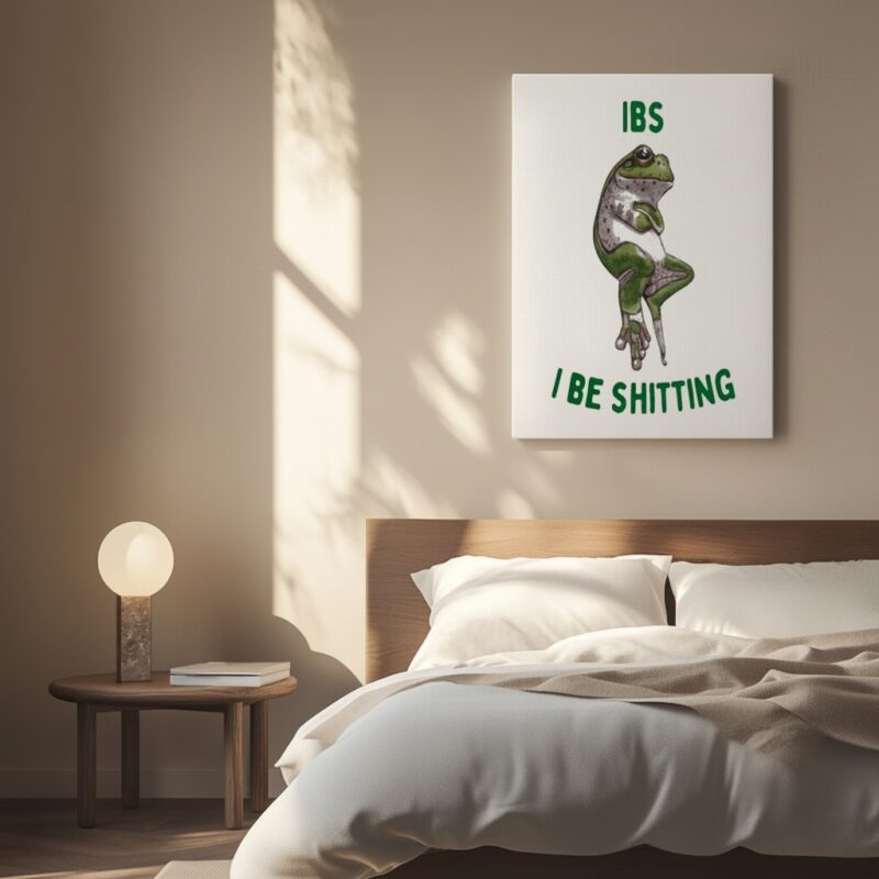 IBS I Be Shitting Frog_Canvas