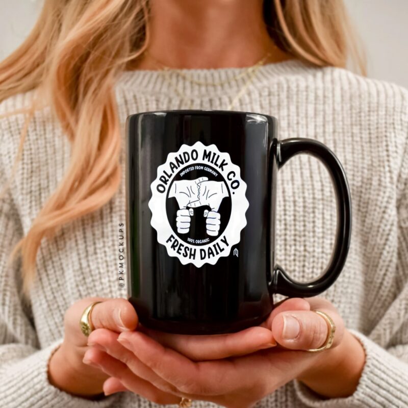 Imported from German Orlando Milk Co. fresh daily_Ceramic Mug