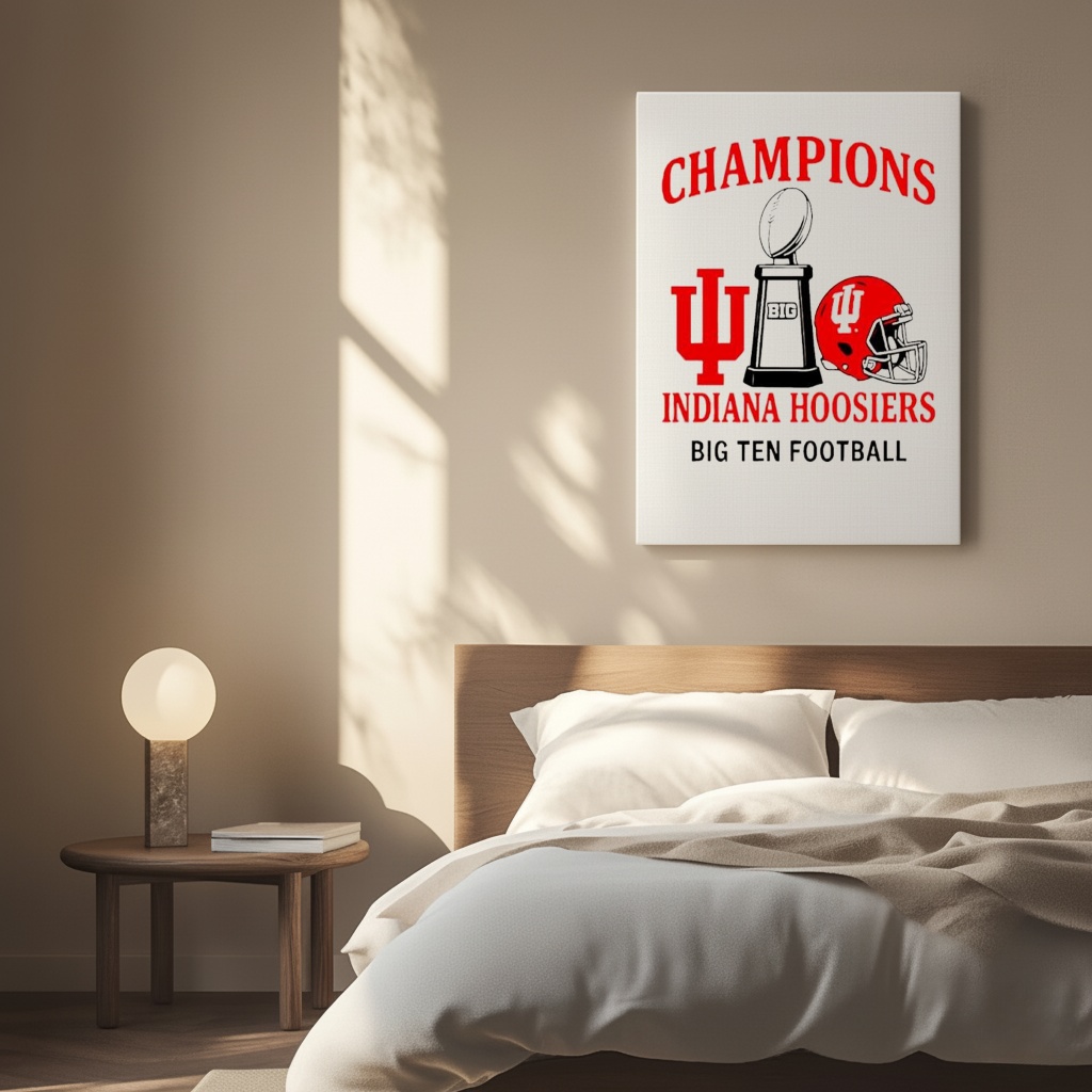 Indiana Hoosiers Champions Big Ten Football Shirt