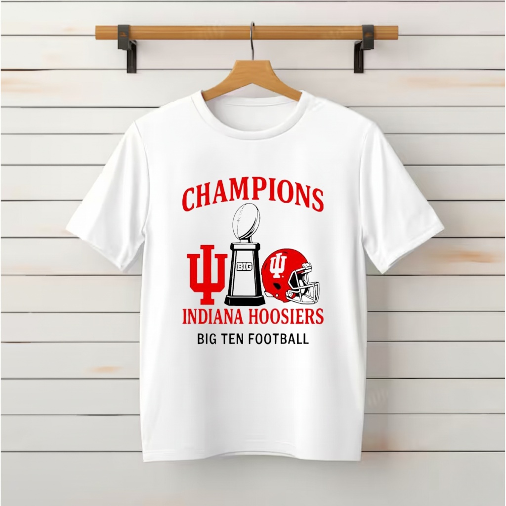 Indiana Hoosiers Champions Big Ten Football Shirt
