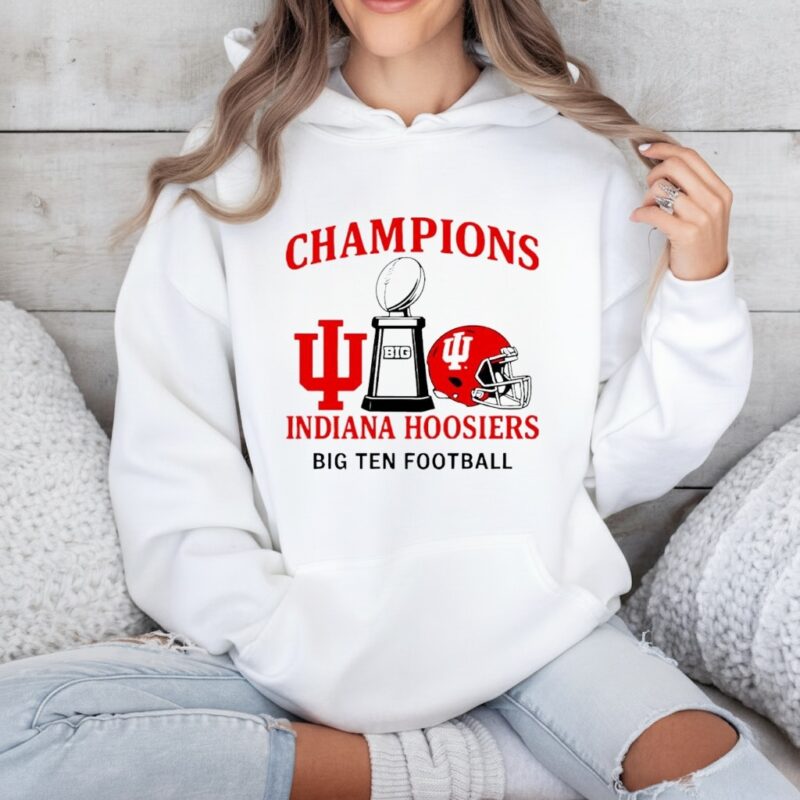 Indiana Hoosiers Champions Big Ten Football_Hoodie