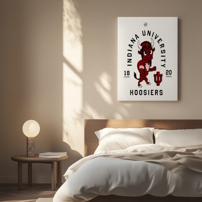 Indiana Hoosiers Vintage Buffalo_Canvas