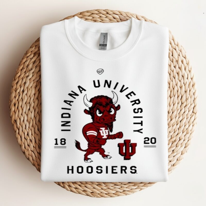 Indiana Hoosiers Vintage Buffalo_Crewneck Sweatshirt