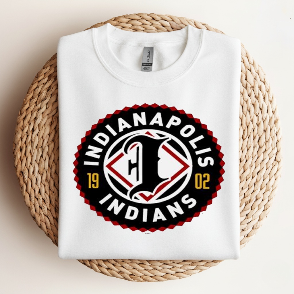 Indianapolis Indians Primary Logo 1902 Franklin Shirt
