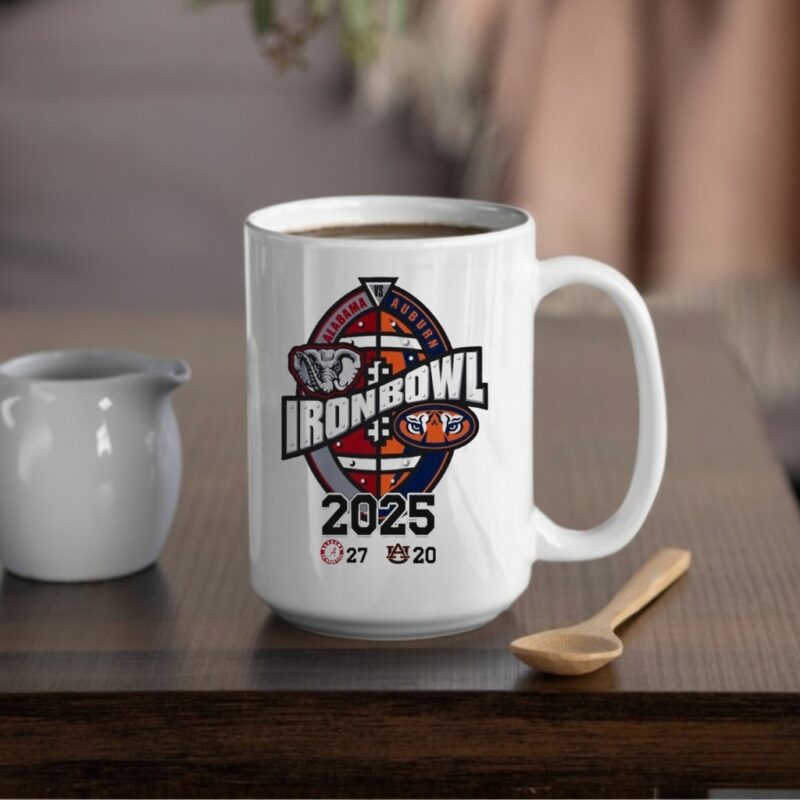 Iron Bowl Alabama Vs Auburn 2025 Score_Mug