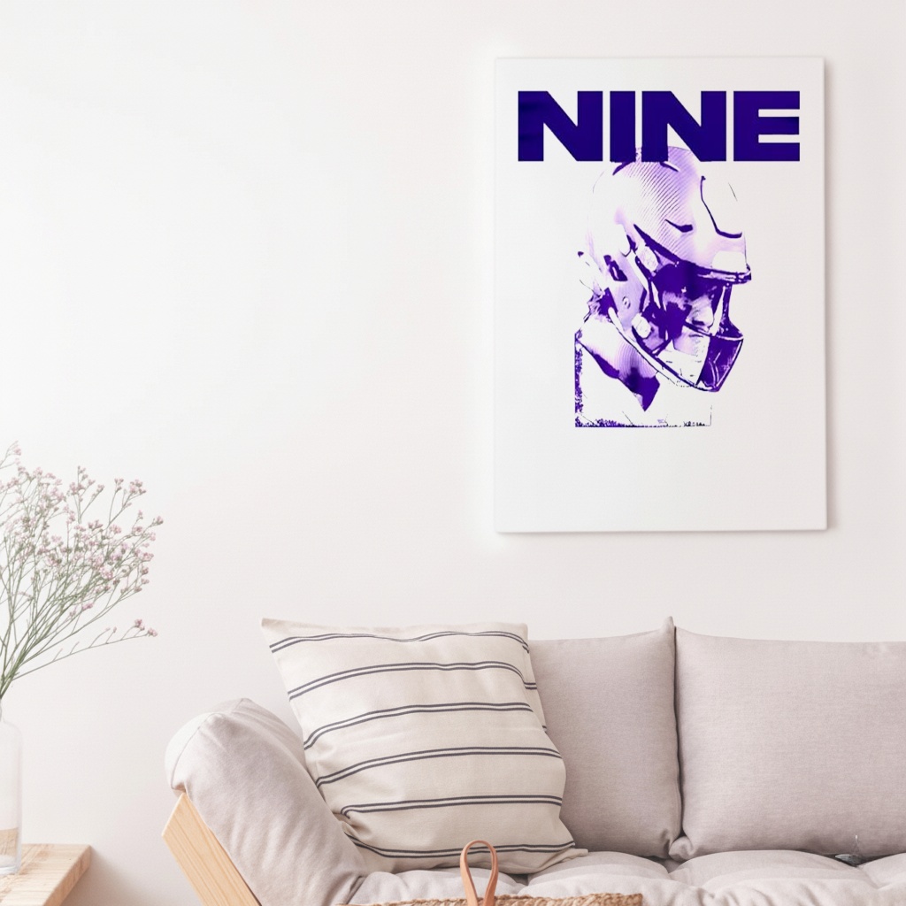 J.J. McCarthy Minnesota Vikings Nine face graphic shirt