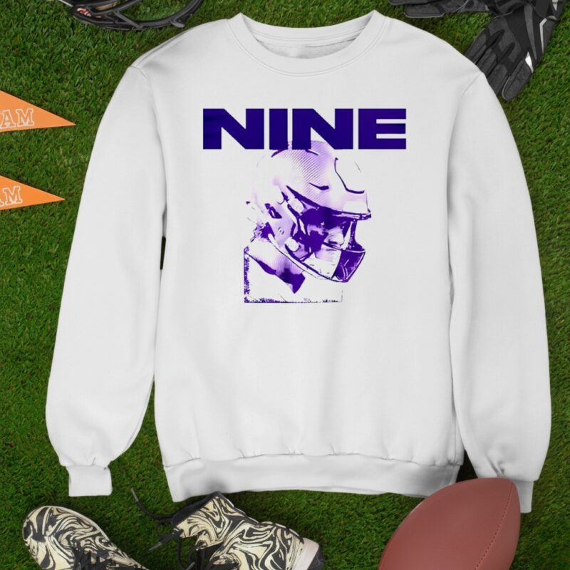 J.J. McCarthy Minnesota Vikings Nine face graphic_Sweatshirt