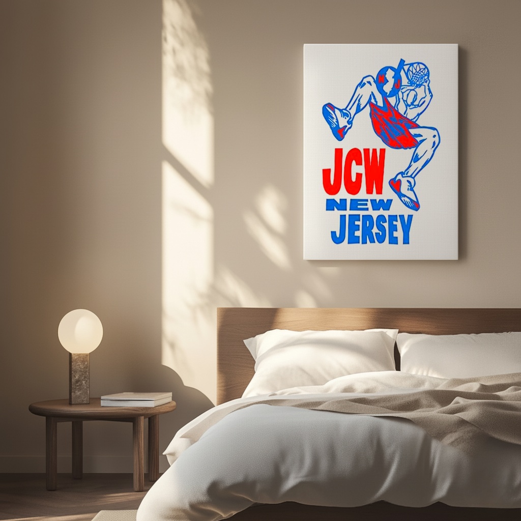 JCW New Jersey dunk basketball shirt