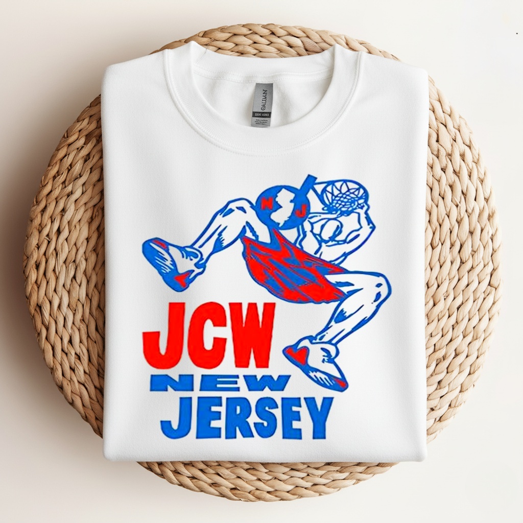 JCW New Jersey dunk basketball shirt