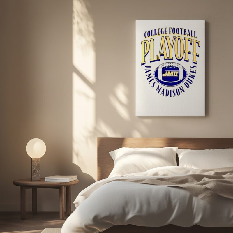 James Madison Ducks 2025 College Football Playoff Curve_Canvas