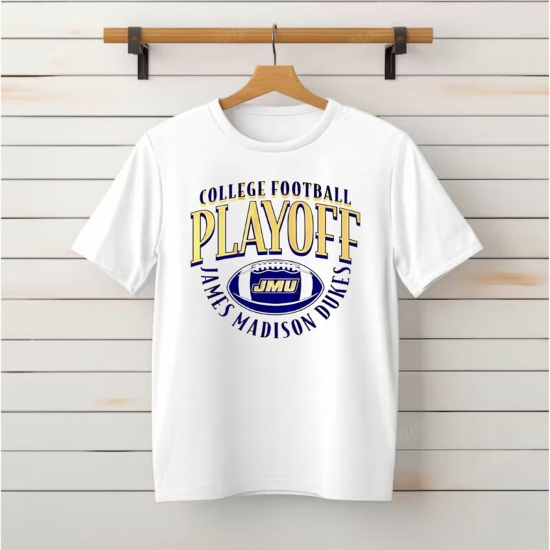 James Madison Ducks 2025 College Football Playoff Curve_Classic T-Shirt