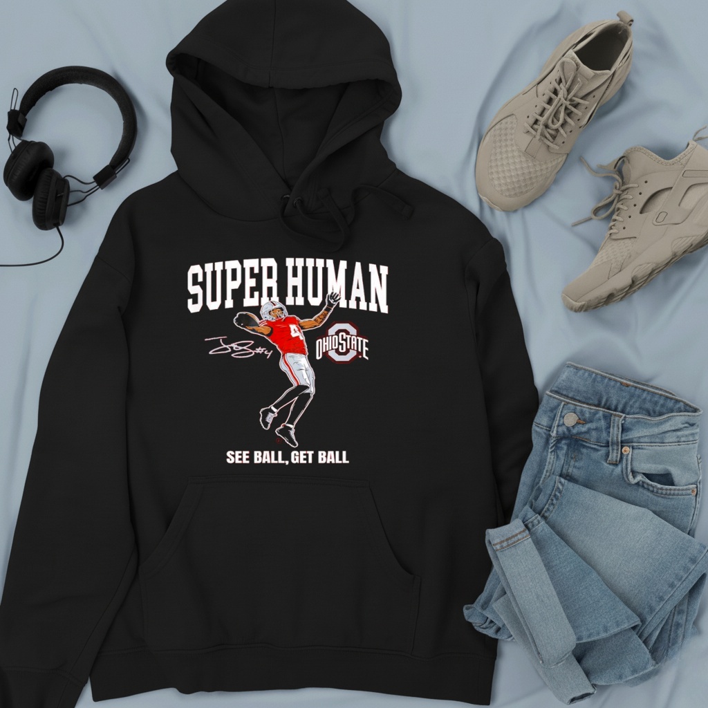 Jeremiah Smith Superhuman Ohio State Football shirt