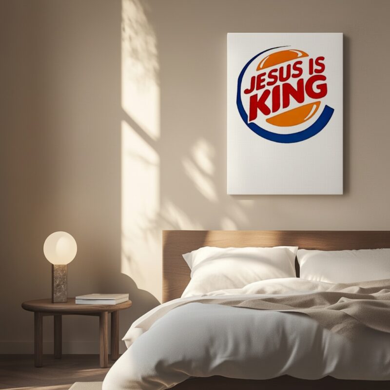 Jesus Is King x Burger King logo_Canvas