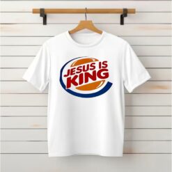 Jesus Is King x Burger King logo shirt