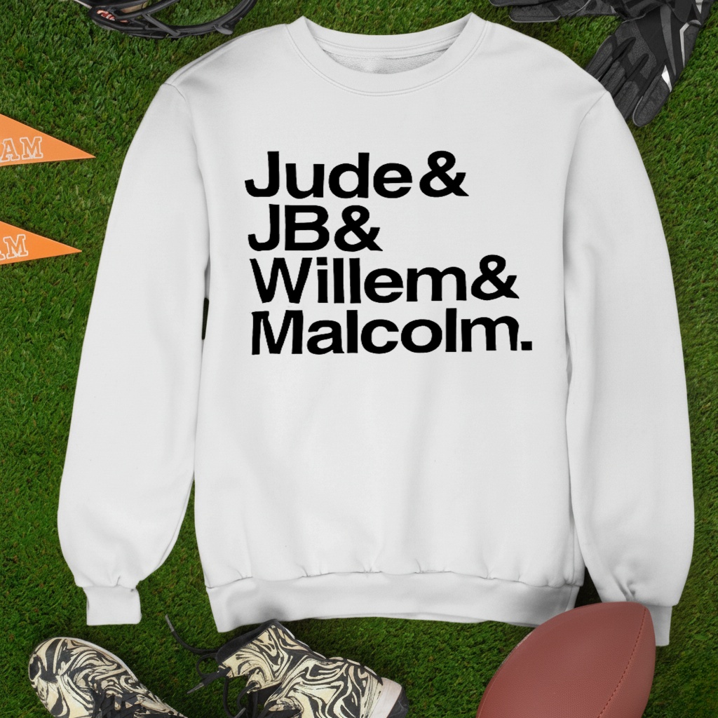 Jude JB Willem and Malcolm shirt