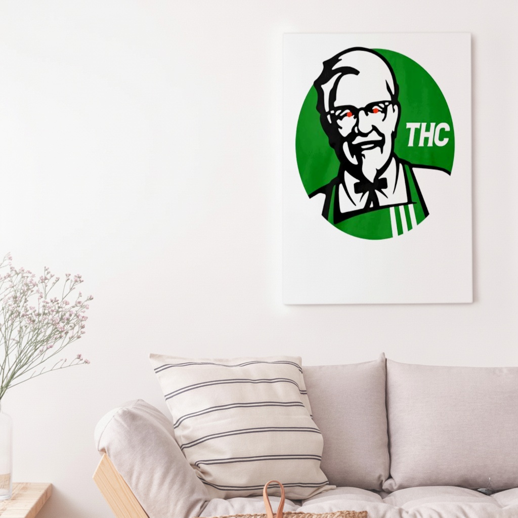 KFC THC tetrahydrocannabinol shirt