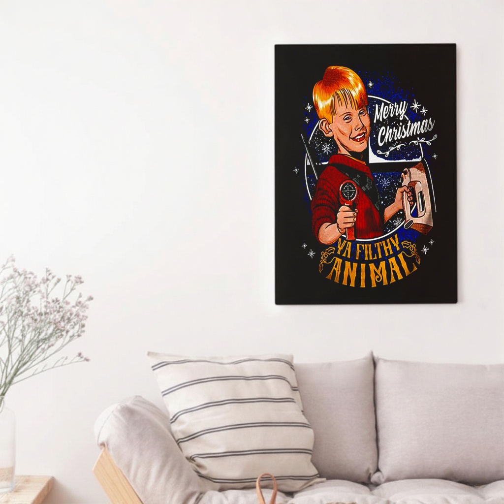 Kevin Home Alone Ya Filthy animal merry Christmas cartoon shirt