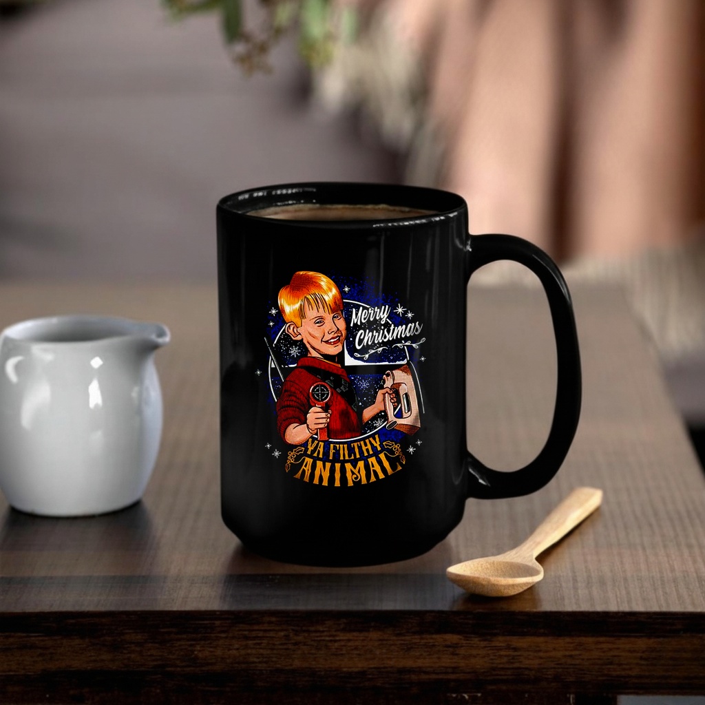 Kevin Home Alone Ya Filthy animal merry Christmas cartoon shirt