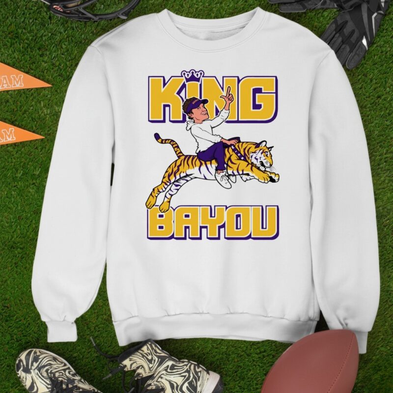 King Of The Bayou tiger mascot player_Sweatshirt