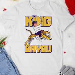 King Of The Bayou tiger mascot player shirt