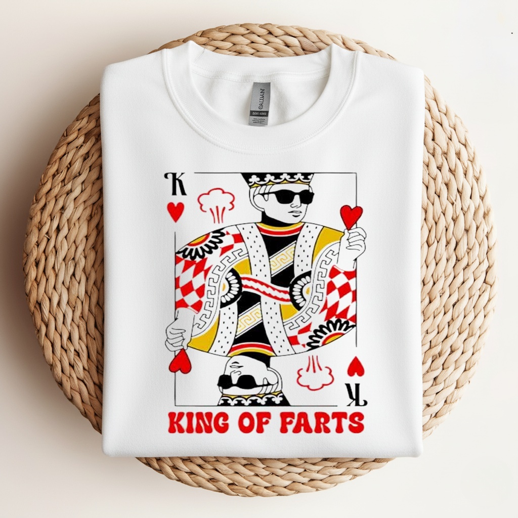 King & Queen Of Farts K graphic shirt