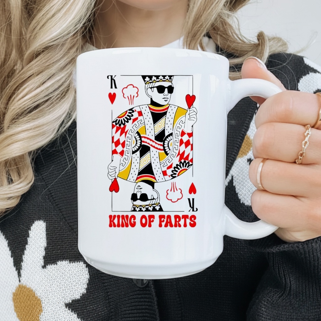King & Queen Of Farts K graphic shirt