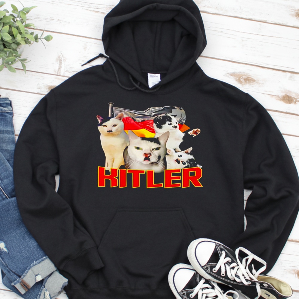Kitler Hitler Cat graphic funny shirt