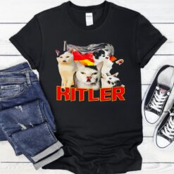 Kitler Hitler Cat graphic funny shirt