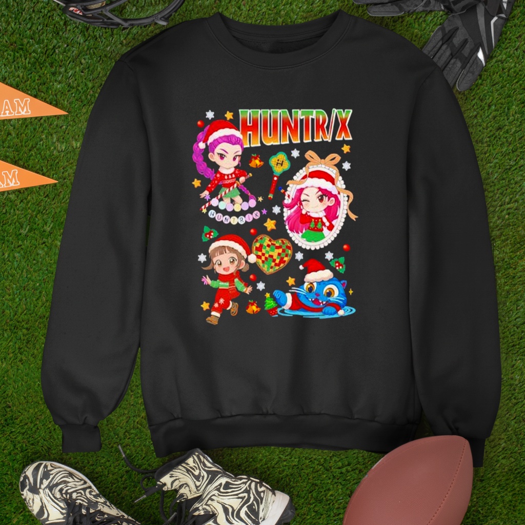 Kpop Demon Hunters Huntrix Christmas shirt