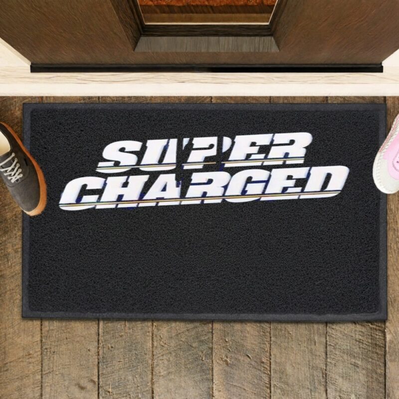LA Chargers Super Charged_Rubber Doormat