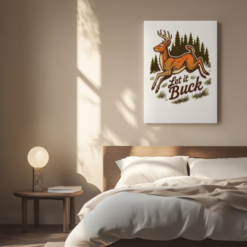 Let it buck whitetail_Canvas